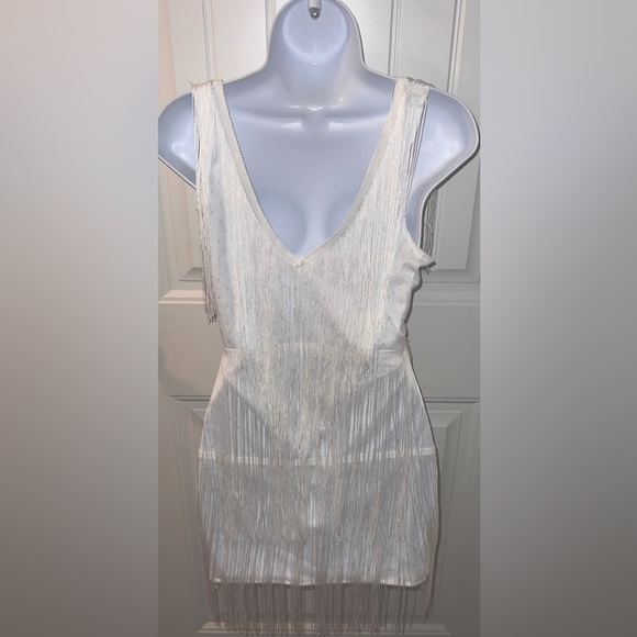 FRINGE MINI DRESS - Picture 2 of 2
